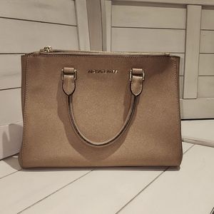 Michael Kors Tan Leather Satchel